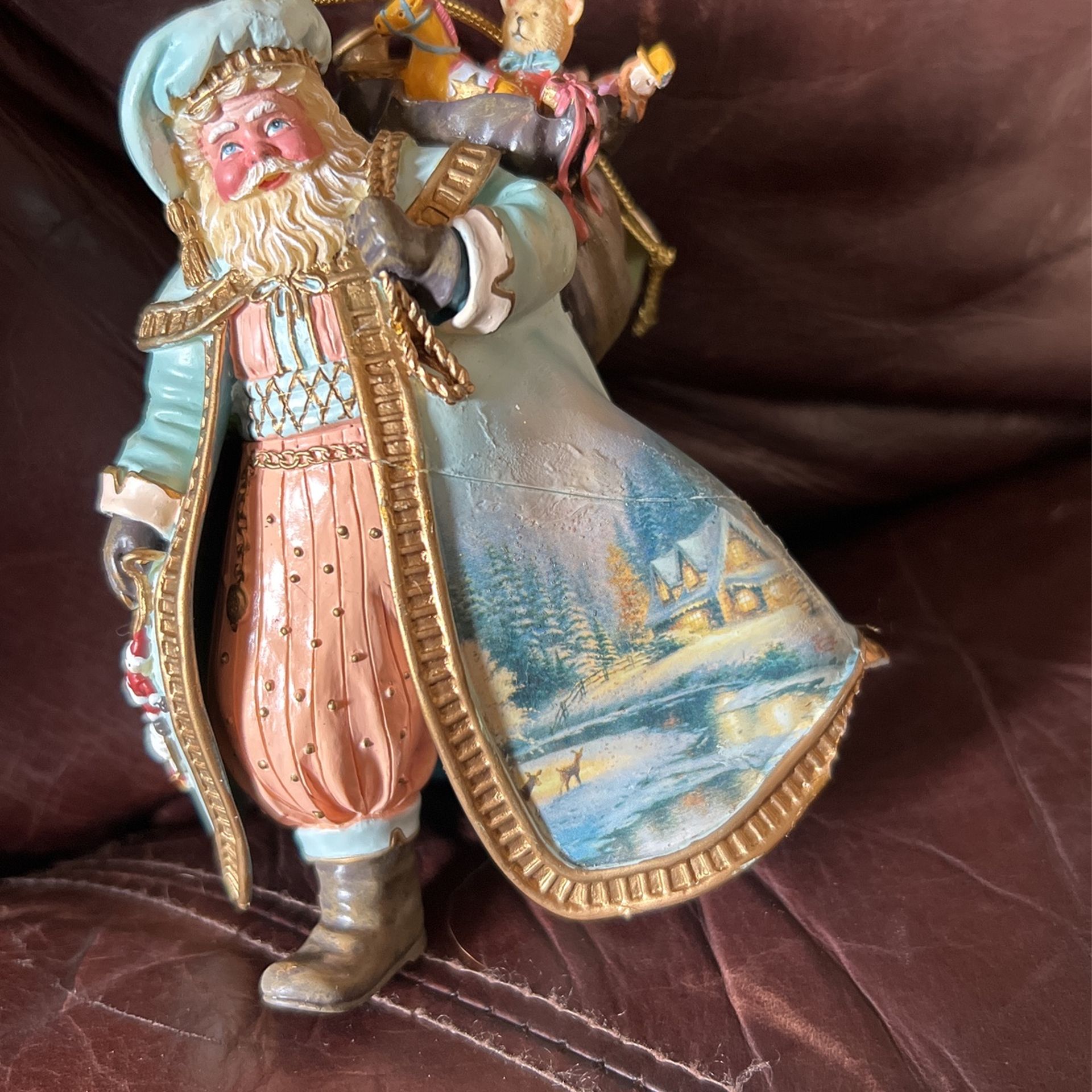 Thomas Kinkade Old World Santas Ornament Collection