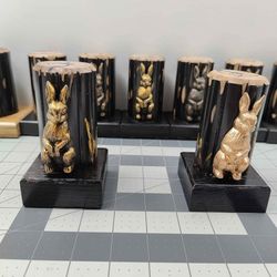 Bunny Rabbit Sculptures - Unique Easter Gift