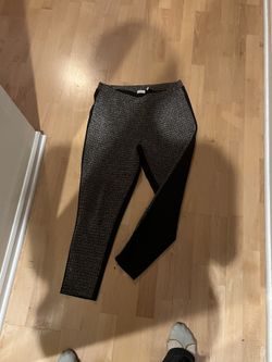 Anthropologie Black And Gray Skinny Pants XL