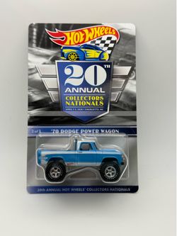 Hotwheels 20th Annual Collectors Nationals ’70 Dodge Power Wagon # /6000