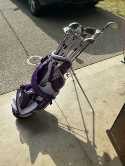 Junior Golf Clubs with Stand Bag