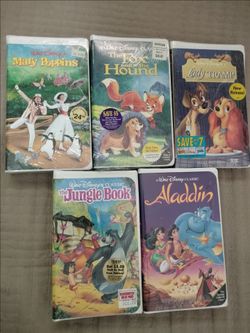 Sealed 90s Disney VHS movie bundle