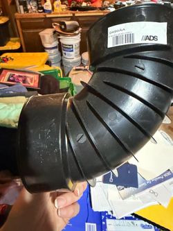 ADS 4" 90-Degree Adjustable Drainage Pipe Elbow Fitting (Part # 0490AA)
