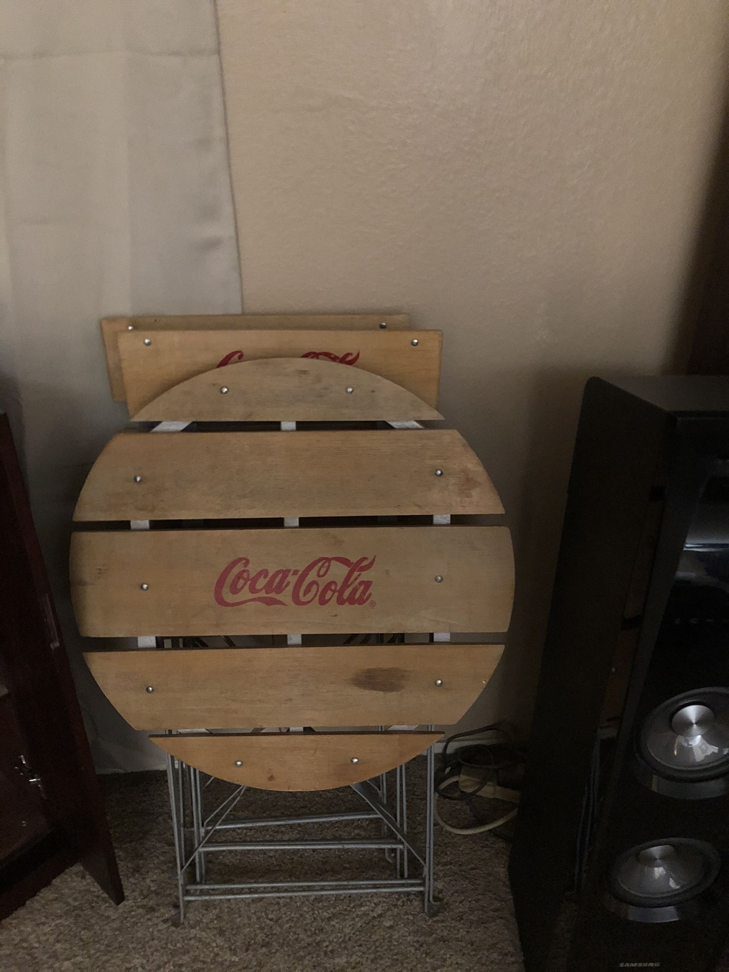 Coca-Cola table