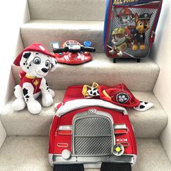 Lot Of Paw Patrol Toys And Halloween Costume Toddler Size (2T-5T)  $40 For All 