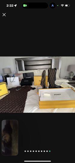 Fendi Boots  And Dress 