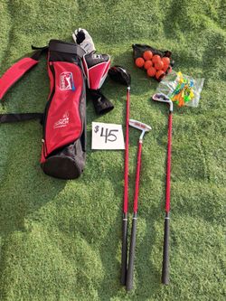 PGA Tour G1 Series Kids Golf Clubs  w/Carry Bag