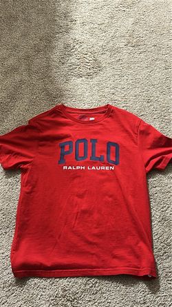 Polo Ralph Lauren Boys Red Logo Tee - Size L (14-16)