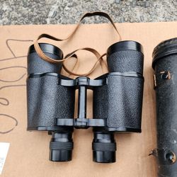 Vintage Remington Binoculars 7×50 Fully Coated Optics With Case