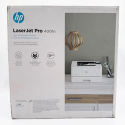New HP LaserJet Pro 4001n Printer 2Z599F