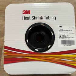 3M 3/8” heat shrink tubing clear FP-301-3/8-clear-100’