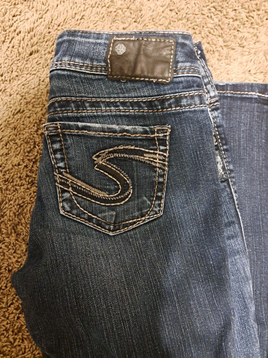 Women Silver Jeans 