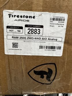 New Never Used Firestone Airide Kit 2883 For Ram 2500