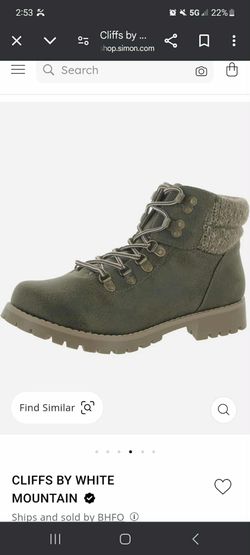 Olive Green Pathfield Lace-up Booties
