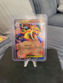 Pokemon mega Charizard Y EX  holo full art card# 022/217☆☆/taking Offer
