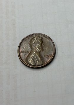 1970 – D Lincoln penny W/floating roof, no FG error