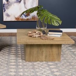 4th Of July Sale 3 Pc Square Coffee and End Table Set 