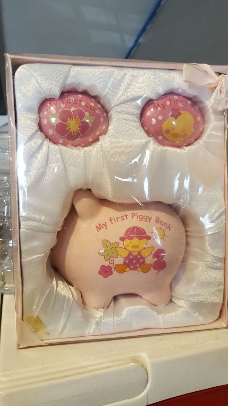 My first baby girl gift set