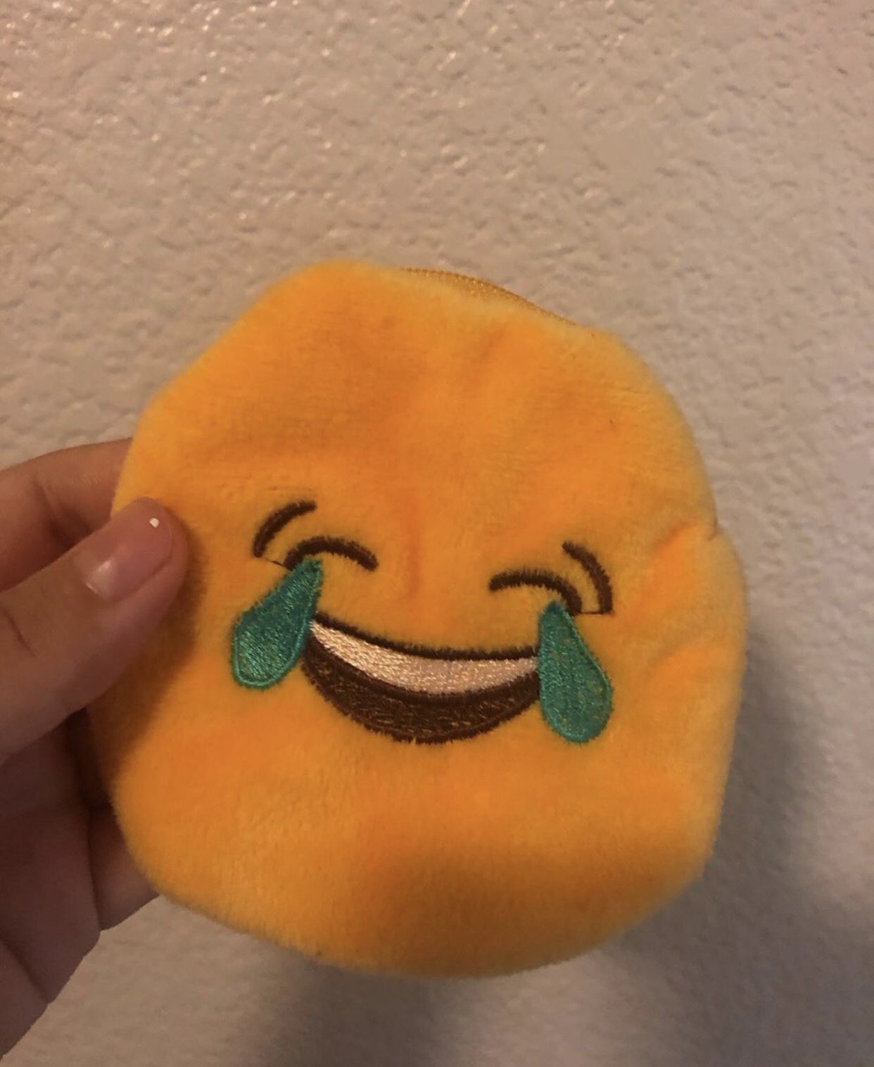 Laughing emoji pocket bag