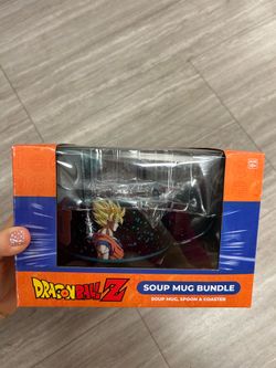 NWT Dragon Ball Z Super Saiyan Soup Mug Bundle