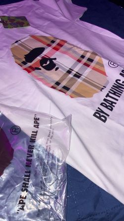 Bathing ape x Burberry tee