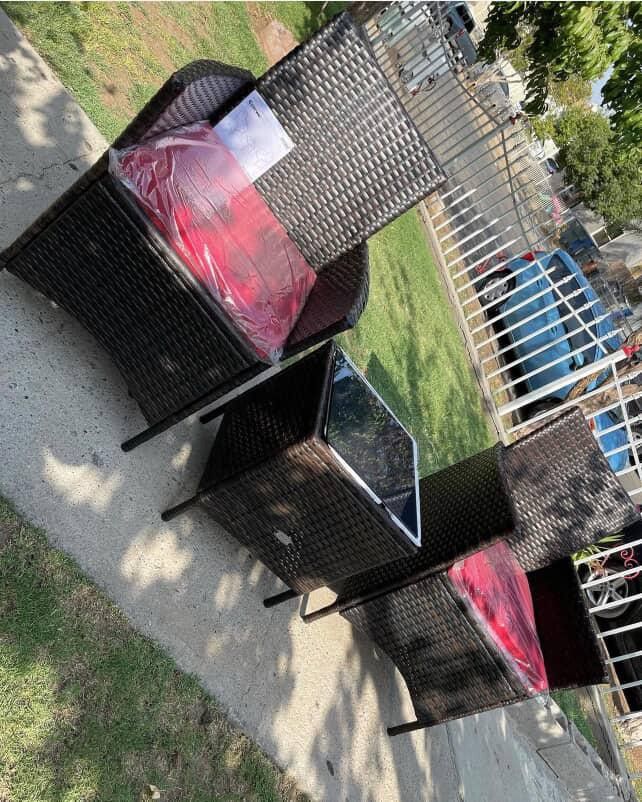 3 Piece Patio Furniture Set