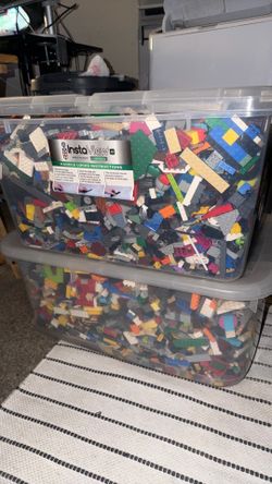 Two full boxes of legos