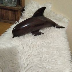 Wooden Carved Dolphin