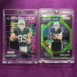 Brock Bowers Jersey Cards 