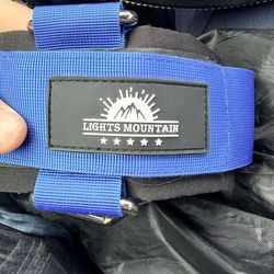 LIGHTS MOUNTIAN Adjustable Wrist Cuffs Neoprene Padded Straps for Cable Machines Strength Training Equipment