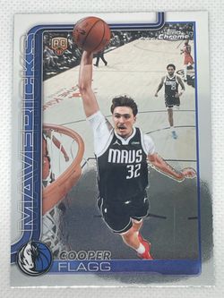 2025 Topps Chrome Update NBA Cooper Flagg 151 RC