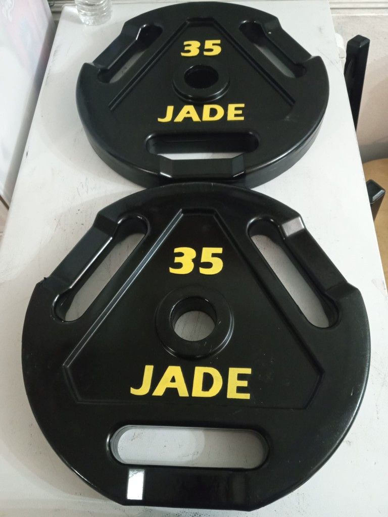 (2) 35 Lbs Olympic Urethane Bumper