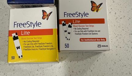 Free Style Lite blood glucose test  strips