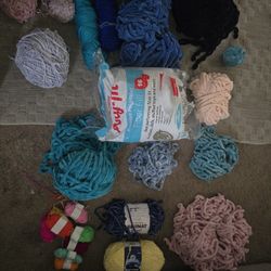 Crochet Supplies and Plushies