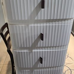 4 Drawer Storage White