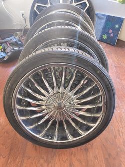 5 Lug 22-in Rims Universal Tires Are 98% Good