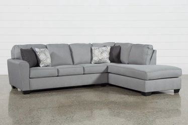 Excellent condition gray sectional couch !!