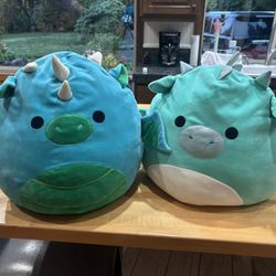 2 Large Squishmallows: Used for Decor Only: $5 each