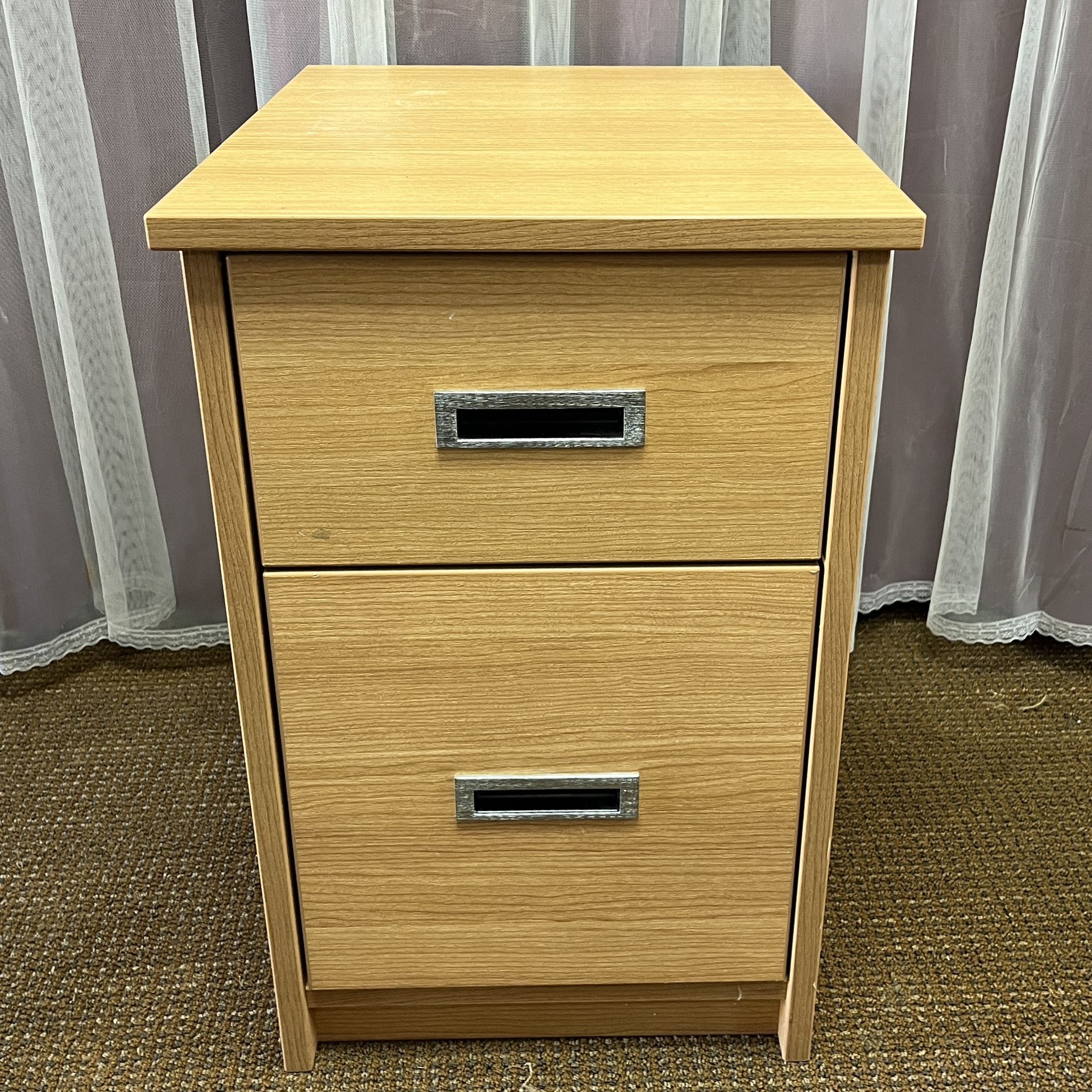 Foliot Wood 2 Drawer File Cabinet
