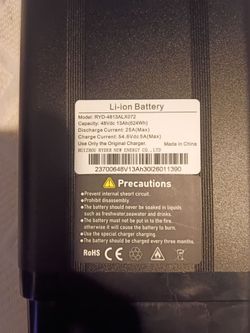 Ebike battery 48v 13ah