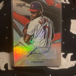 Adonis Medina Autographed Card