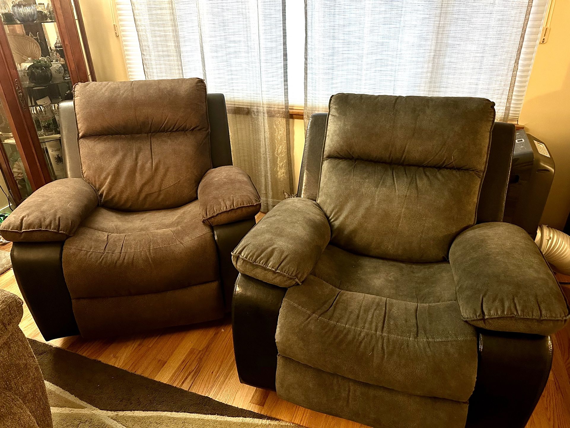 2 Ashley Recliners