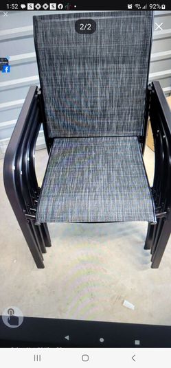 4 Brand new patio chairs