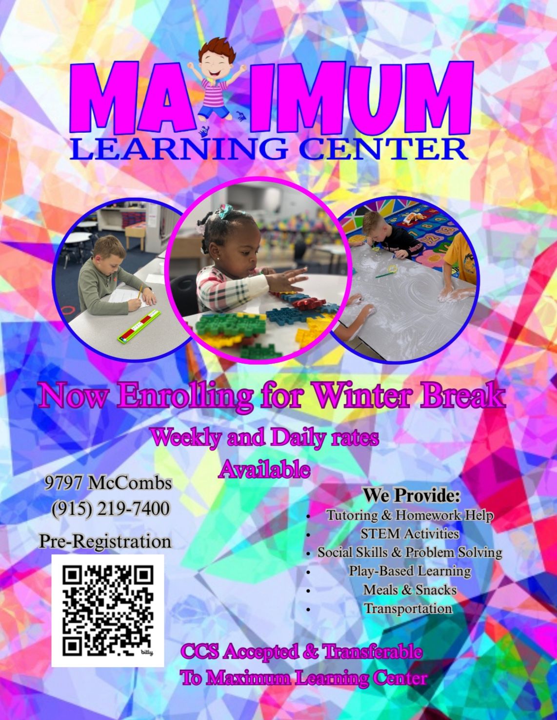 Northeast Daycare Winter Break