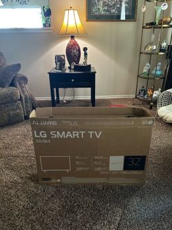 LG 32” Smart TV (2023 Model) with Remote & Original Box