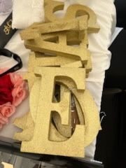 Large THATS AMORE stand up Table Letters