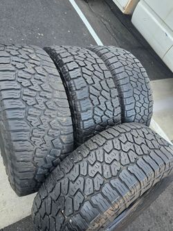 4 Used Tires 285 70r17 (116T) Falken Wldpeak AT3  Maybe  75%tread on , DOT 2024 $399.00