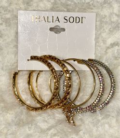 Thalia Sodi’s Hoop Earrings set if 3