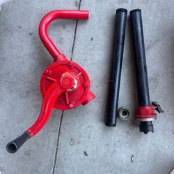 Dayton 4HA34 1" Hand Operated Rotary Drum Pump Cast Iron 5Gal-55Gal As Is Untest