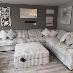 Light Gray Sectional Couch